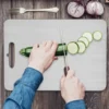 304 Stainless Steel Cutting Board with Handle – Hygienic Dual-Sided Prep Board