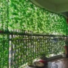 Artificial Ivy Leaf Garland Pack - Realistic Green Hanging Vine Plants for Wall, Garden, & Event Decor