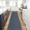 2 Self-Adhesive Water-Absorbent Runner Rug - Cut-to-Fit Peel & Stick Carpet for Kitchen & Bathroom Floors