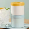 Silicone Cylinder Ice Cube Mold Cup | Easy-Release Portable Ice Bucket
