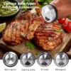 360° Rotating Spice Rack Organizer with Glass Jars