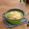 2-Piece Collapsible Silicone Kitchen Colander Set