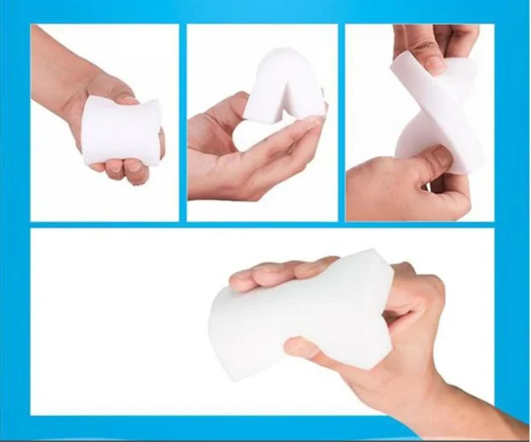 100 Pcs Extra Dense Magic Melamine Sponge Eraser Set