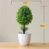 Mini Artificial Potted Bonsai Tree - Artificial Greenery Tabletop Decor