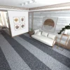 3 Self-Adhesive Water-Absorbent Runner Rug - Cut-to-Fit Peel & Stick Carpet for Kitchen & Bathroom Floors