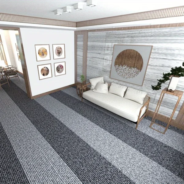 3 Self-Adhesive Water-Absorbent Runner Rug - Cut-to-Fit Peel & Stick Carpet for Kitchen & Bathroom Floors
