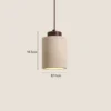 Natural Travertine Stone Pendant Light - Wabi-Sabi Modern Hanging Ceiling Fixture for Bedside & Dining