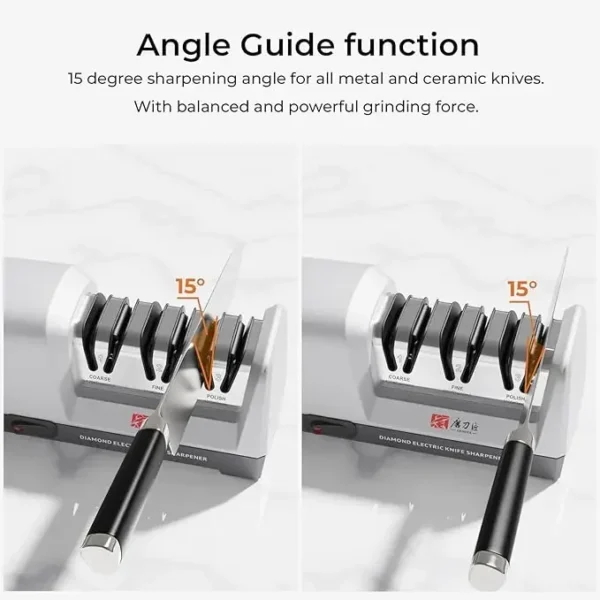 3-Stage Professional Electric Diamond Knife Sharpener