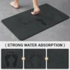 Premium L-Shaped Kitchen & Bathroom Mat – Ultra-Absorbent Non-Slip Diatom Floor Runner