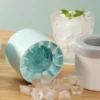 Silicone Cylinder Ice Cube Mold Cup | Easy-Release Portable Ice Bucket