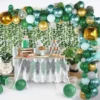 Artificial Ivy Leaf Garland Pack - Realistic Green Hanging Vine Plants for Wall, Garden, & Event Decor