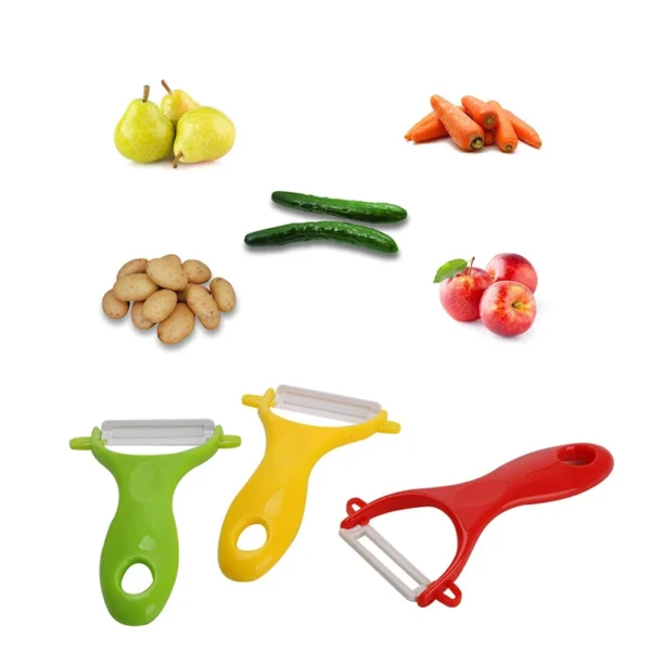 Ultra-Sharp Ceramic Blade Vegetable Peeler | Lightweight Y-Peeler