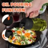 5 Premium 2-in-1 Glass Oil Sprayer & Dispenser | 470ml Cooking Oil Bottle