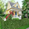 5-2 Artificial Ivy Leaf Privacy Screen Roll - Dense Faux Garden Hedge & Balcony Fence Decoration