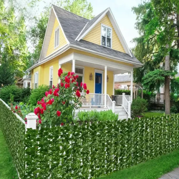 5-2 Artificial Ivy Leaf Privacy Screen Roll - Dense Faux Garden Hedge & Balcony Fence Decoration