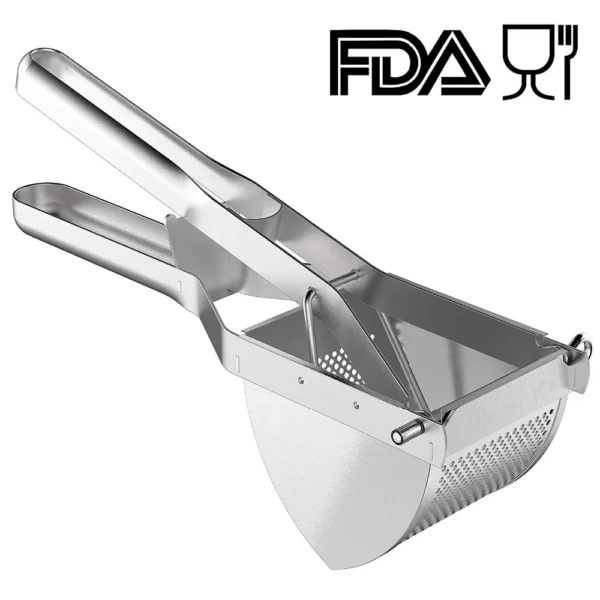 Stainless Steel Potato Ricer & Heavy-Duty Food Press