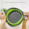 2-Piece Collapsible Silicone Kitchen Colander Set
