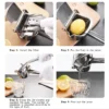 Stainless Steel Manual Citrus Juencer | Heavy-Duty Hand Press Squeezer
