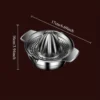 Stainless Steel Manual Citrus Juicer & Bowl Squeezer