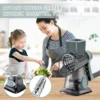 3-in-1 Rotary Cheese Grater & Vegetable Slicer | Hand Crank Mandoline