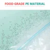 7 Reusable Stand-Up Slider Storage Bags - Leakproof Freezer & Food Organizer Pouches