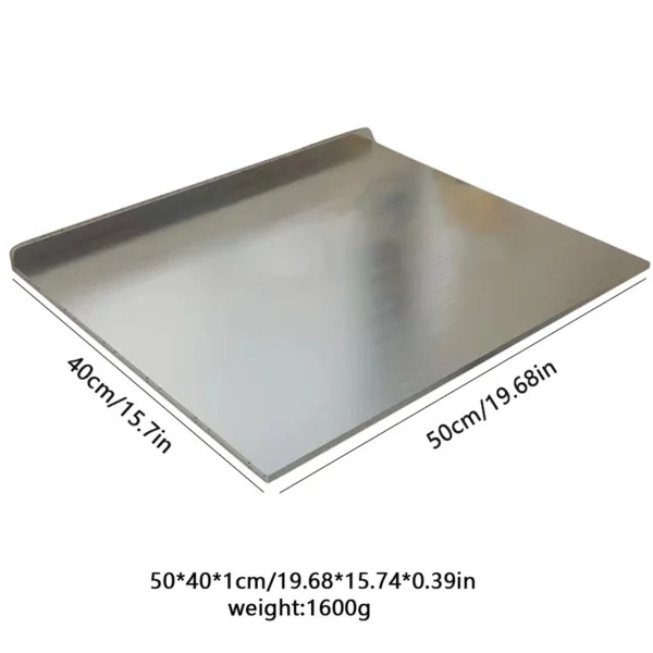 URoBS299ab157f4a746c389294df560b8c62a5 L-Shaped Stainless Steel Cutting Board & Pastry Mat