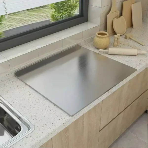 XlrBS7feac02a90d640ee93199f76a91431037 L-Shaped Stainless Steel Cutting Board & Pastry Mat