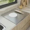 aS9YS864e685ea2064e46a8314dfa68dcf5eac L-Shaped Stainless Steel Cutting Board & Pastry Mat