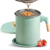 Premium Bacon Grease Container with Strainer - 1.4L Stainless Steel Cooking Oil Storage Pot