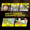 Ultra-Absorbent Microfiber Cleaning Cloths – Scratch-Free Lint-Free Towels for Kitchen, Glass & Auto