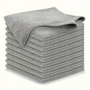 Ultra-Absorbent Microfiber Cleaning Cloths – Scratch-Free Lint-Free Towels for Kitchen, Glass & Auto