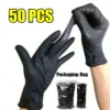 Black Nitrile Disposable Gloves (100 Count) | Latex & Powder-Free Food Safe Gloves