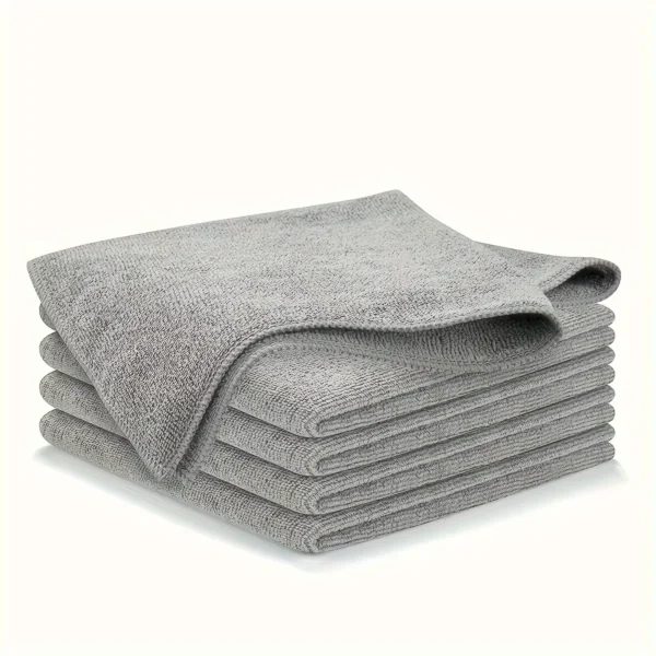 Ultra-Absorbent Microfiber Cleaning Cloths – Scratch-Free Lint-Free Towels for Kitchen, Glass & Auto