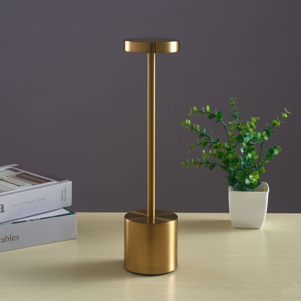 Modern Cordless LED Desk Lamp – Rechargeable Touch Control Table Light with 3 Color Modes & Dimmable Brightness