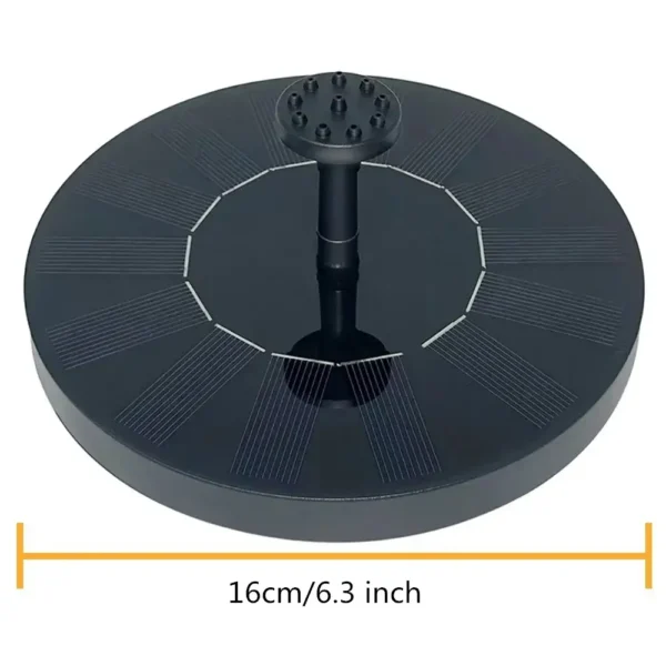 1O5uSfcf29a4fb08f43ac9a72dc1b2d6c0aeaM Solar Powered Floating Water Fountain Pump for Bird Baths, Ponds, & Garden Decor