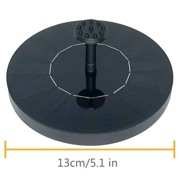PkvIS3e53179cb7044756ab766c15fa073983u Solar Powered Floating Water Fountain Pump for Bird Baths, Ponds, & Garden Decor