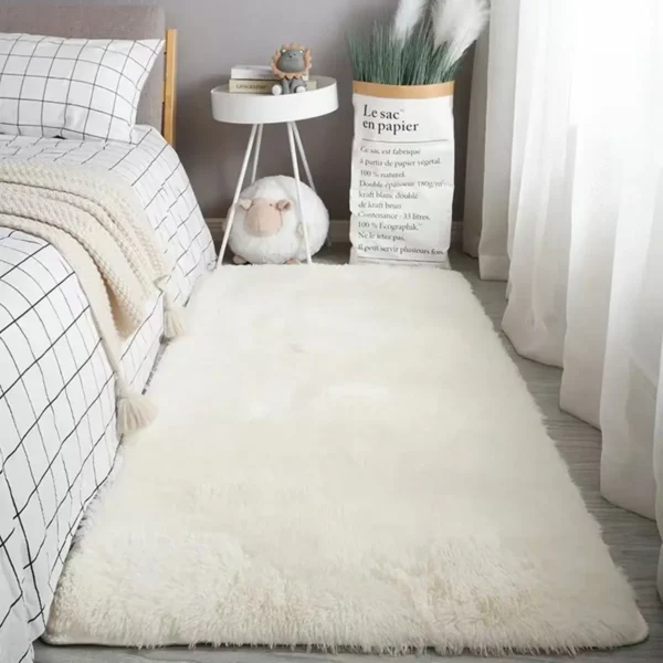T9frS183d26c36fe249ebb4b32e2a0953aa7dS Ultra Soft Fluffy Shag Area Rug – Non-Slip Modern Bedroom & Living Room Accent Carpet