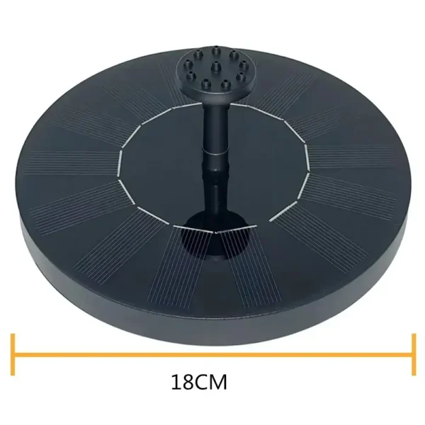 z3vaS0e5a02866d3547fc9ee4a8957c10d5a1s Solar Powered Floating Water Fountain Pump for Bird Baths, Ponds, & Garden Decor